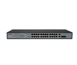 מתג | Provision 24 PORT | 100MB POE Switch 2XUplink | 1GB | 370W Total