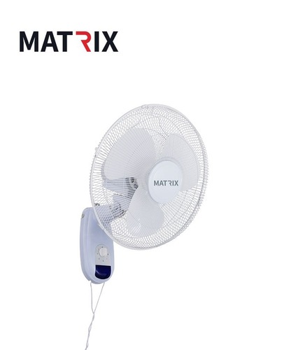 מאוורר 55W קיר חוט משיכה לבן MATRIX
