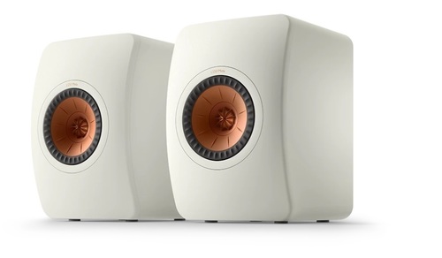 זוג רמקולים מדפיים מבית KEF דגם LS50 Meta מהתצוגה צבע ירוק בלבד !