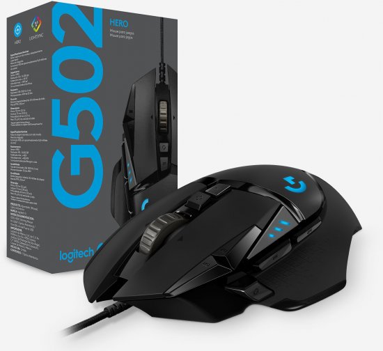 עכבר גיימינג Logitech G502 Hero High Performance
