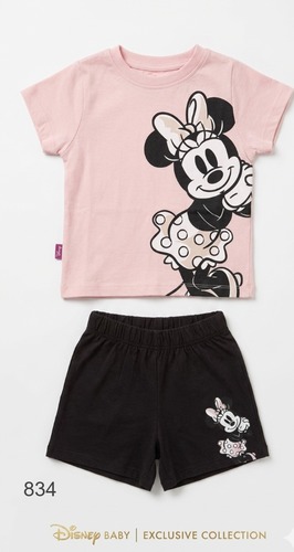 סט בגדי בנות Disney – חולצת מיני מאוס ומכנס קצר