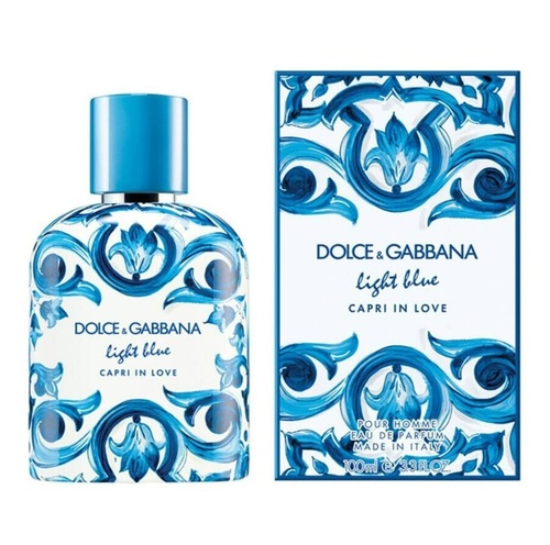בושם לגבר Dolce & Gabbana Light Blue Capri In Love Pour Homme EDP 100 ml