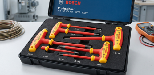 סט 6 מפתחות בוקסה מבודדים Bosch Professional VDE 1000V