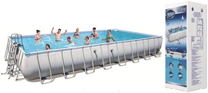 בריכת שחיה BestWay אולטרה דגם 56479 9.56m x 4.88m x 1.32m
