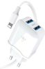 מטען 2.4A עם כבל USB Lightning מבית BeeTech