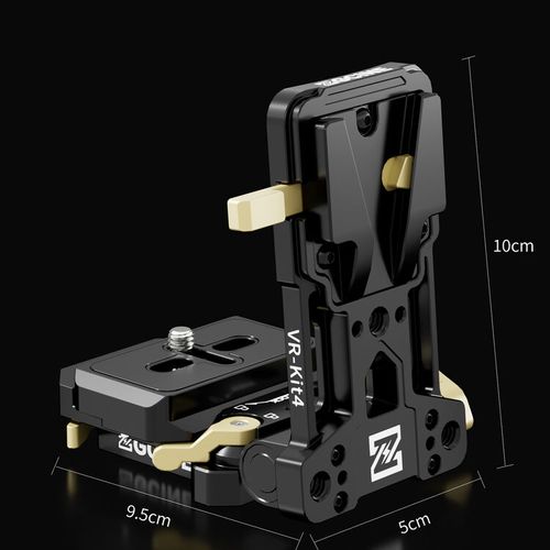 בסיס סוללת V-Mount עם תושבת שחרור מהיר ZGCINE VR-Kit 4
