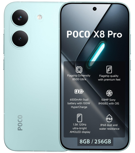 טלפון סלולרי Xiaomi Poco X8 Pro 256GB 8GB RAM 