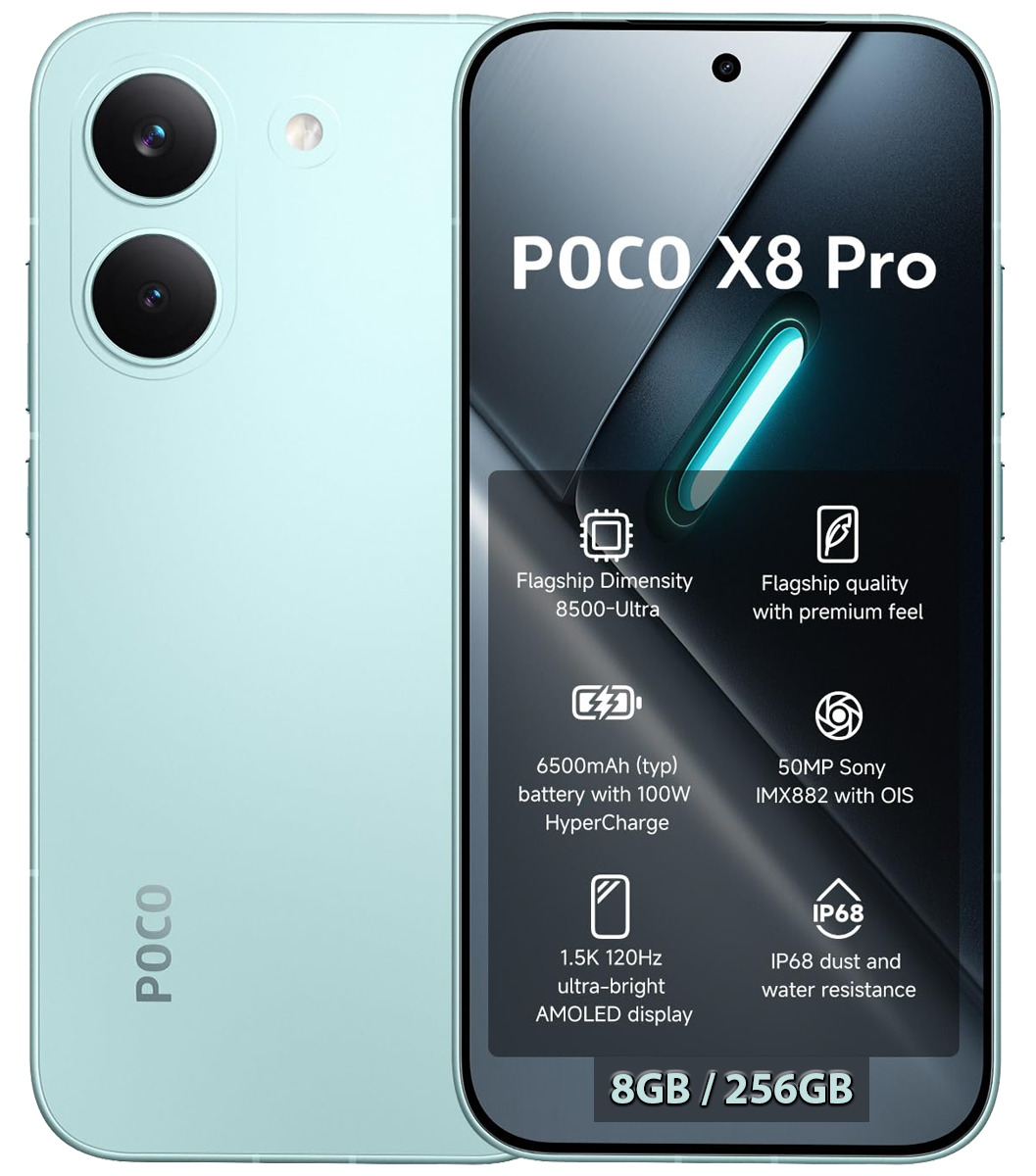 טלפון סלולרי Xiaomi Poco X8 Pro 256GB 8GB RAM 