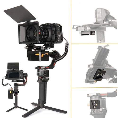 פלטת סוללה V-Mount לגימבלים ZGCINE VR-04 DJI
