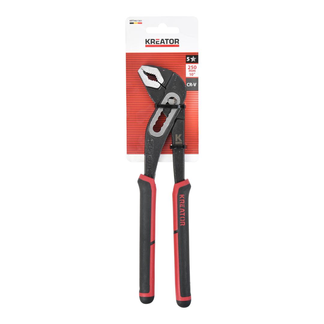 פלייר משאבות  "10 250 מ"מ  106 KRTH61301  CR-V, WATER PUMP PLIERS BOX 250MM 10" CR-V - HIGH QUALIT