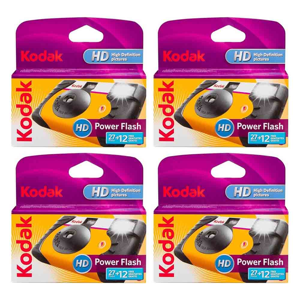 4 מצלמות קודאק 39 תמונות HD Power Flash Kodak