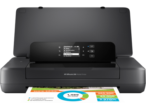 מדפסת HP ניידת אופיסג'ט 202