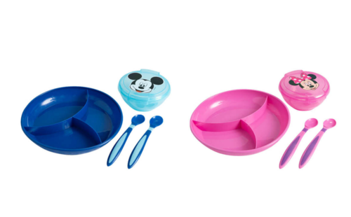 סט כלי אוכל לילדים מיקי/מיני מאוס Disney