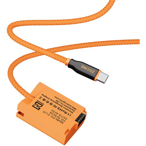 כבל סוללת דמה USB-C ל-ZGCINE Nikon EN-EL25