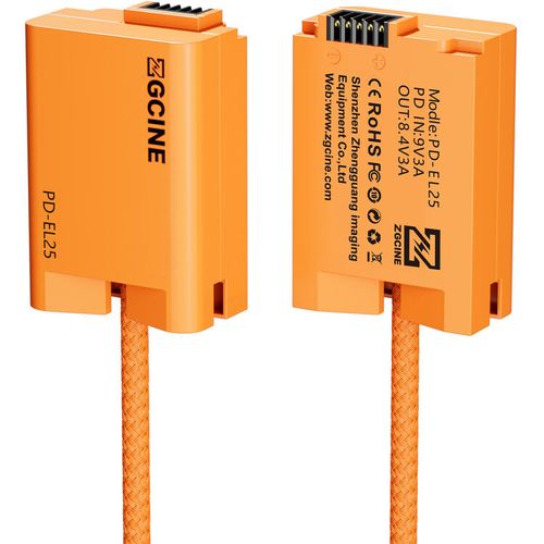 כבל סוללת דמה USB-C ל-ZGCINE Nikon EN-EL25