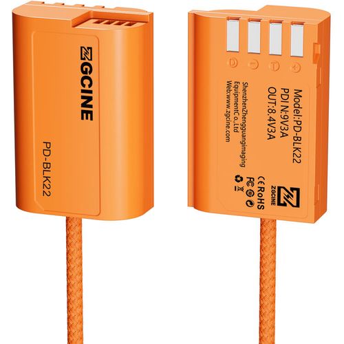 כבל סוללת דמה USB-C ל-ZGCINE Panasonic BLK22 