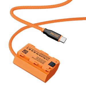 כבל סוללת דמה USB-C ל-ZGCINE Sony NP-FZ100  