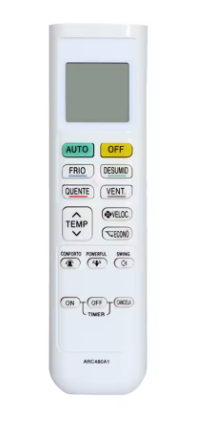 שלט רחוק תואם למזגן DAIKIN