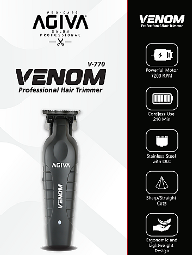מכונת תספורת Agiva Venom V-770 אגיבה