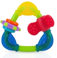 נשכן צעצוע משולש עם פינות רכות Nuby