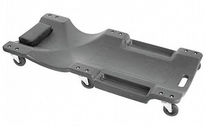 מיטת מוסך מקצועית 6 גלגלים עם כרית ראש 