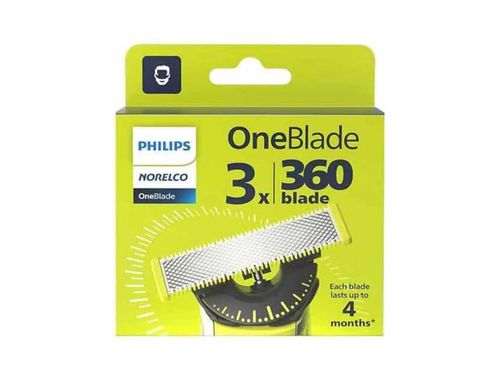 שלישיית סכינים לפיליפס וואן בלייד Philips QP430/50 360 OneBlade