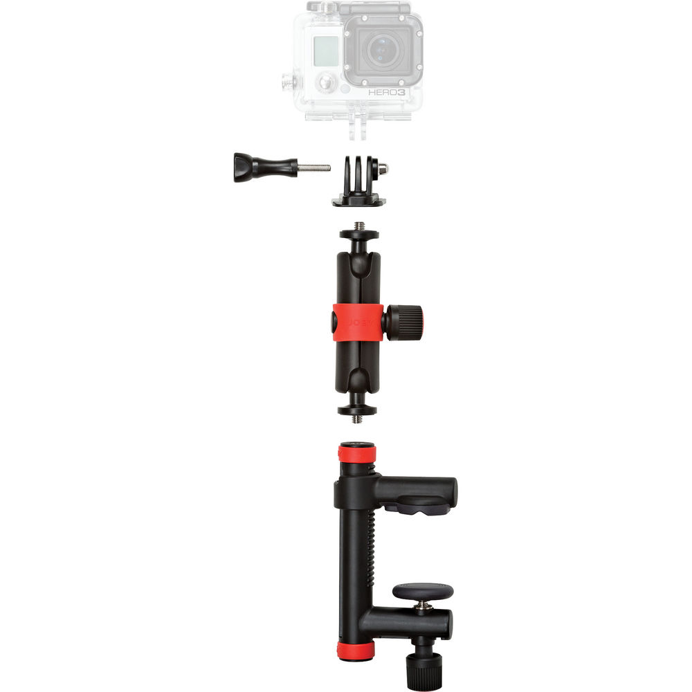 Joby Action Clamp with Locking Arm מלחצים ומתאם מפרקי (קשיח) למצלמות אקסטרים