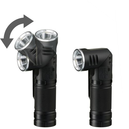 פנס LED Iluminos 450 עם מתקן ראש – 450 לומן National Geographic