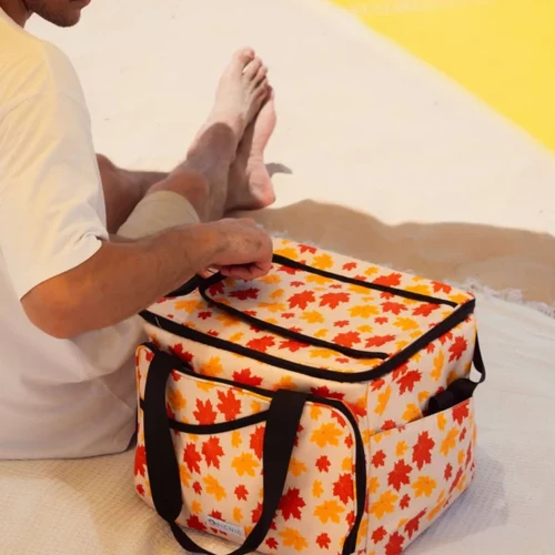 צידנית נשיאה גדולה | LeakSafe Bag צבע כתום 