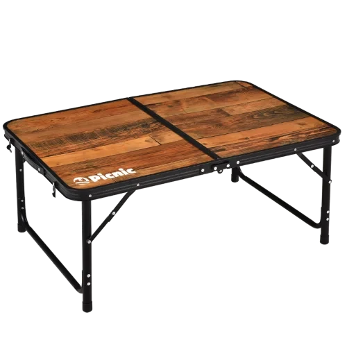 שולחן פיקניק גדול מתקפל דמוי עץ | Woodlook Picnic Table