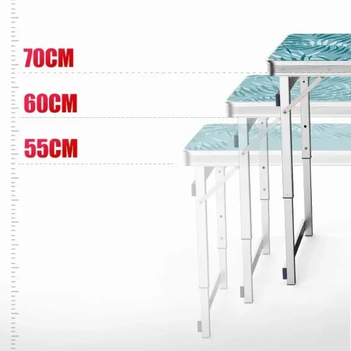 שולחן אלומיניום מתקפל עם ארבעה כיסאות | Quad Set