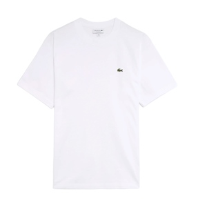 חולצה LACOSTE מידות S-3XL לגברים בגוון לבן