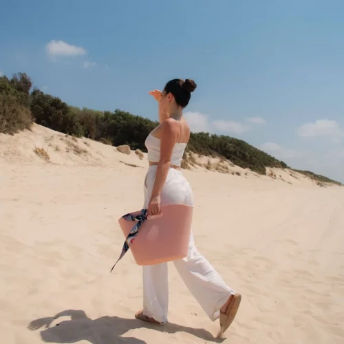 תיק חוף קל צבעוני | Lightwave Tote