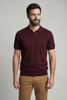 חולצת POLO KNIT בורדו