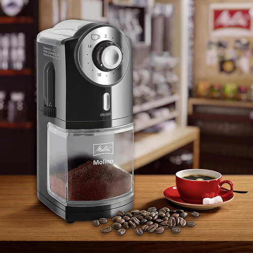 מטחנת קפה מקצועית Melitta Molino Black דגם 31011 | יבואן רשמי 