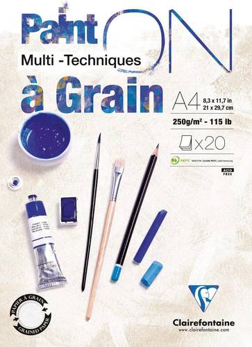 בלוק ציור רב תחומי מחוספס 20 דף 250 גר Painton Multi-Techniques A4