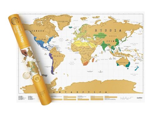מפת גירוד - Travel Scratch Map