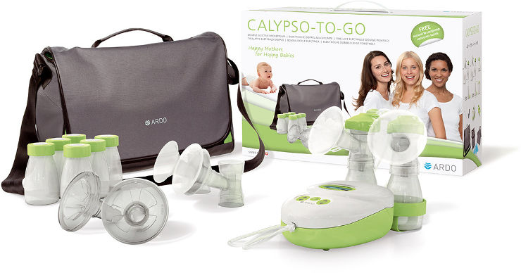 משאבת חלב חשמלית דו־צדדית Calypso TOGO מותאמת לשעון שבת ARDO