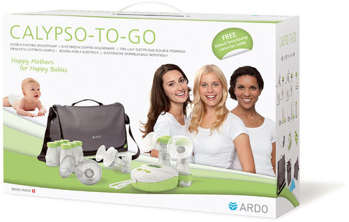 משאבת חלב חשמלית דו־צדדית Calypso TOGO מותאמת לשעון שבת ARDO