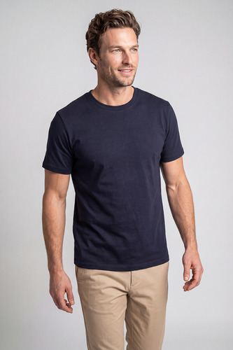 חולצת T-SHIRT כחול