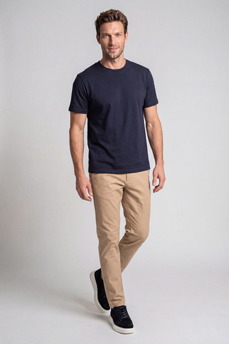 חולצת T-SHIRT כחול