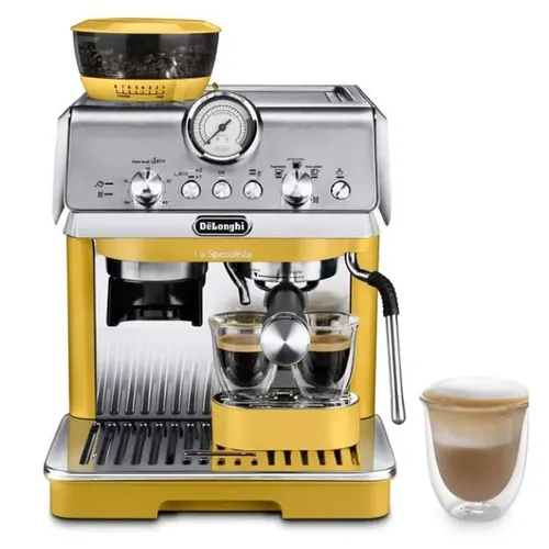 מכונת קפה ידנית Delonghi EC9155.YE כולל מקציף קיטור - שנתיים אחריות ע
