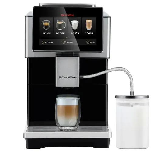 מכונת קפה אוטומטית כולל מקציף דגם Dr. Coffee H3 יבואן רישמי !