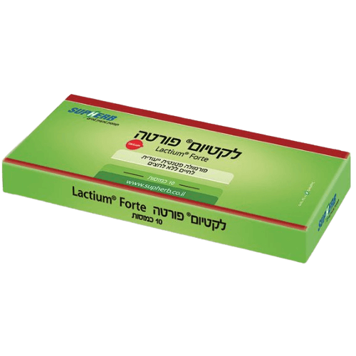 לקטיום פורטה סופהרב 10 כמוסות טבע זול&nbsp;