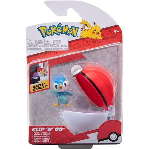 פוקימון פוכדור עם בובת דמות פיפלפ - Piplup 