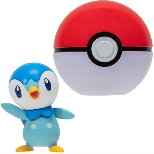פוקימון פוכדור עם בובת דמות פיפלפ - Piplup 