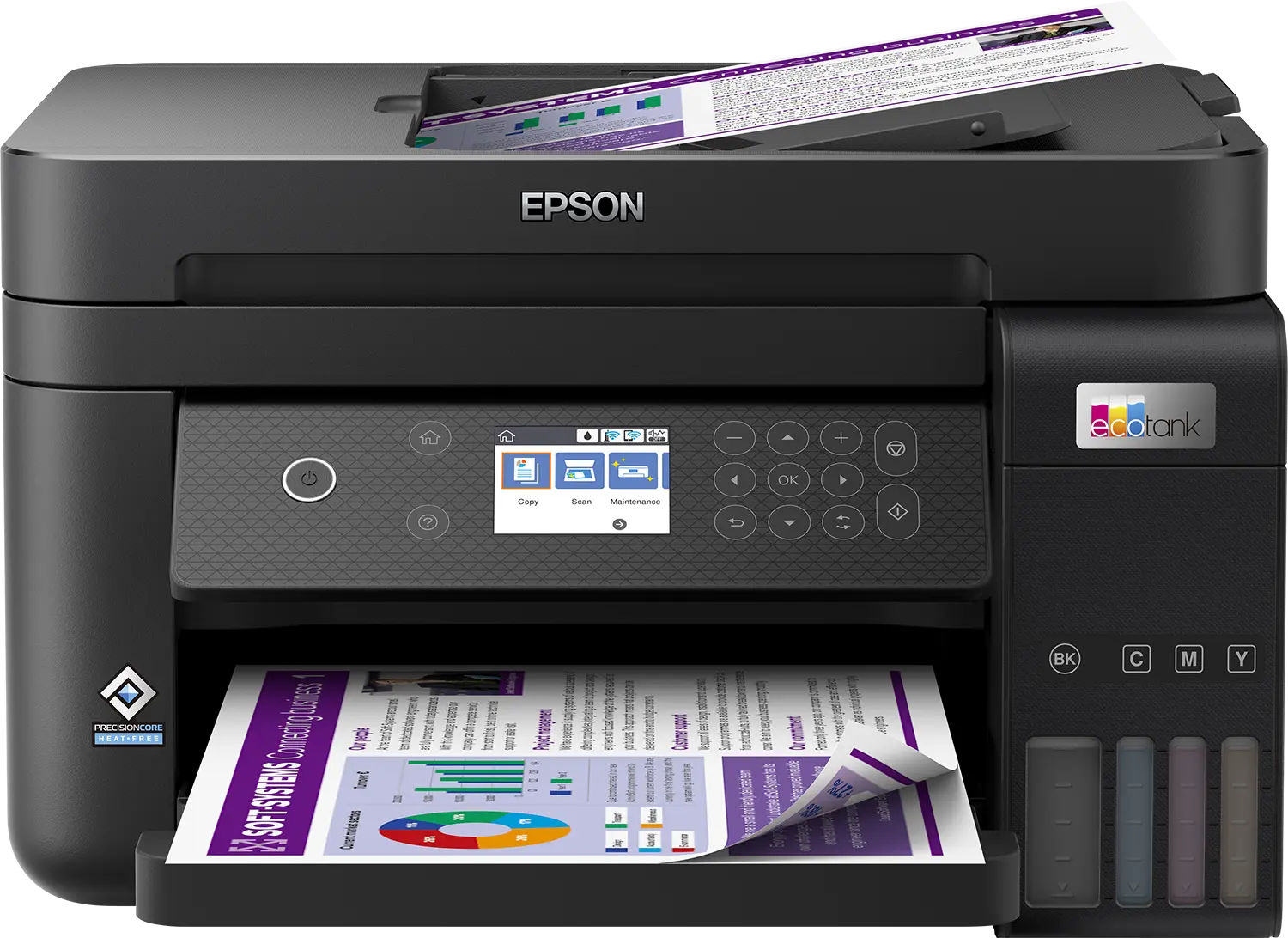 מדפסת הזרקת דיו אפסון Epson EcoTank L6270