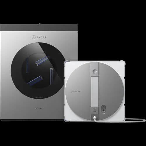 מנקה חלונות עם תחנה ניידת דגם ECOVACS WINBOT W3 OMNI אקווקס