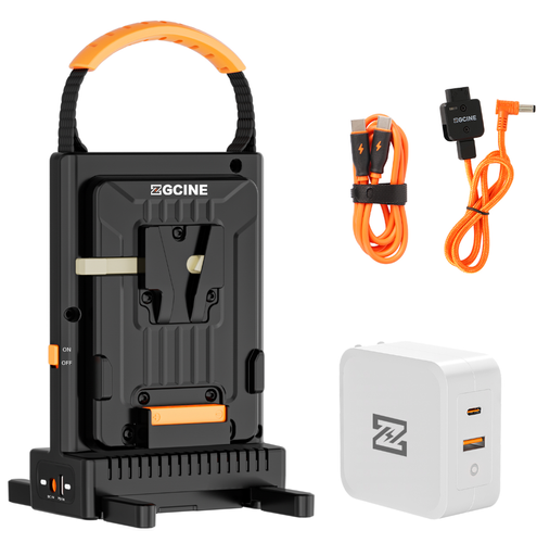 קיט מטען כפול לסוללות ZGCINE VM-C2 V-Mount
