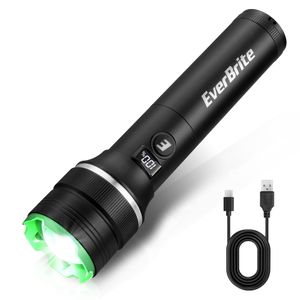 פנס יד נטען 1000 LM כולל פוקוס וחיווי EVERBRITE E011193